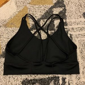 Adidas black sports bra